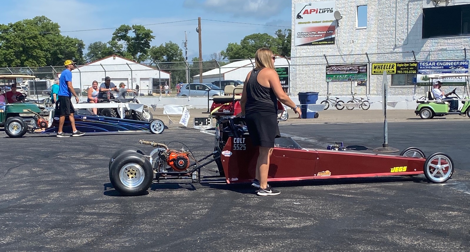 Junior Dragster Racing - Colt and Bodie Carlson - parents Shawn and Heather